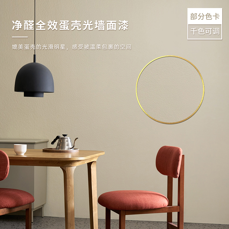 净醛全效蛋壳光墙面漆